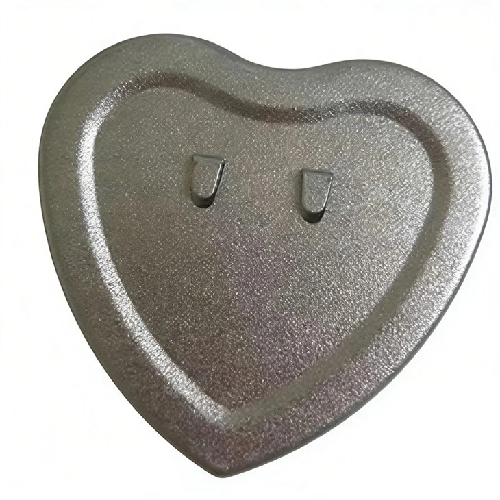 Heart-shaped Metal Pin-Back factory