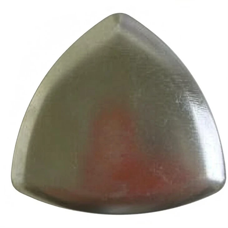 Metal Pin Triangle Shape Button Badge
